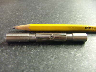 Precision Air Rifle Bore spindle with pencil